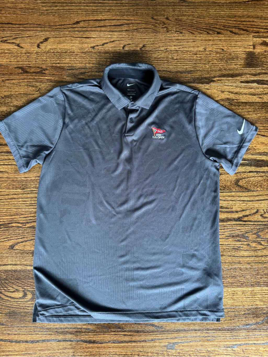 Nike Gray 2023 Us Open Golf Polo Los Angeles Country Club